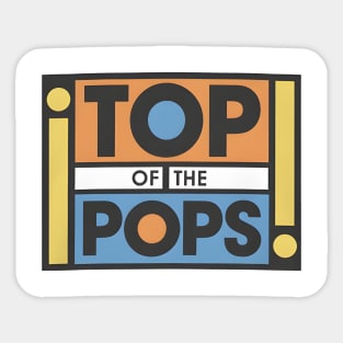 Top Of The Pops Music TV Sticker